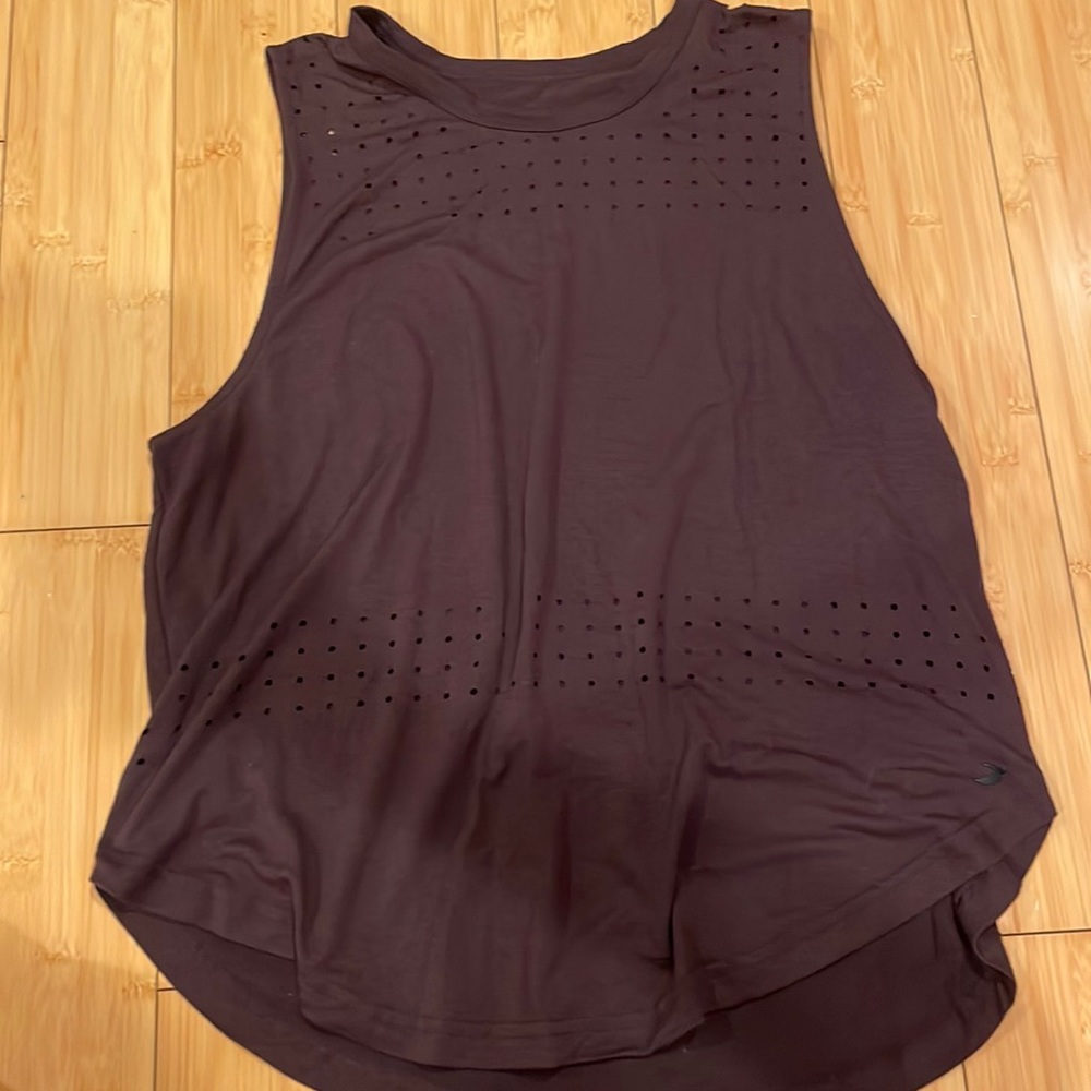 Burgundy tank